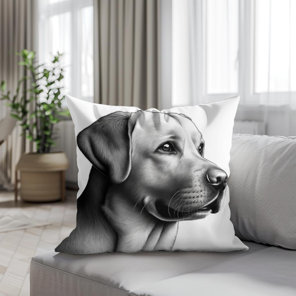 Loyal Gaze Cotton Cushion