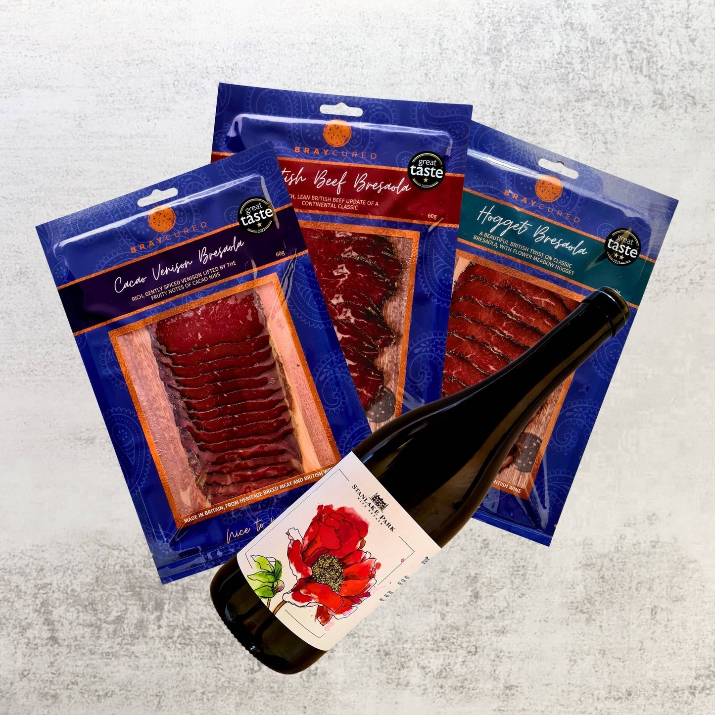 Bresaola Trio & British Red Wine Tasting