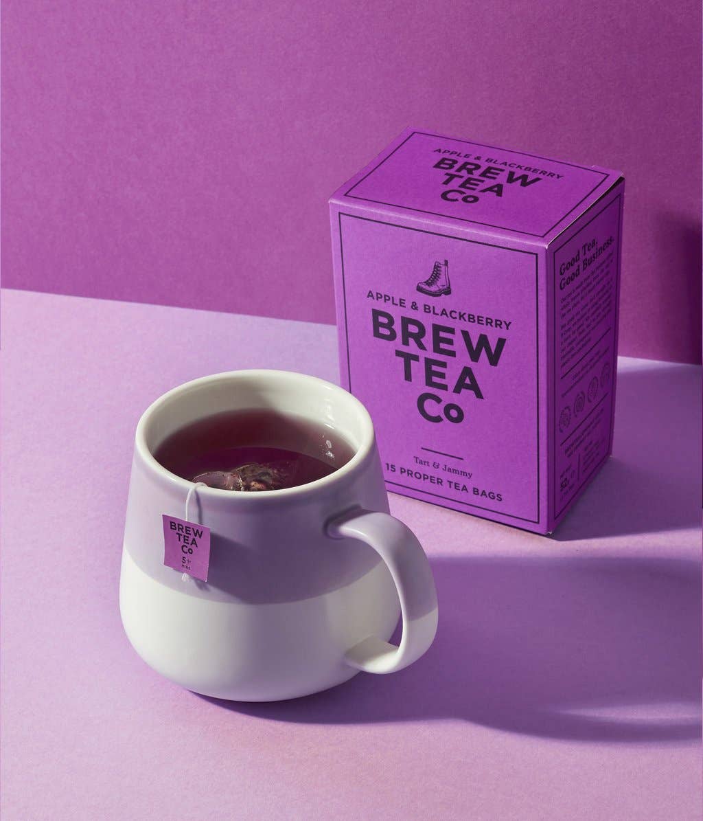 Brew Tea Apple & Blackberry Proper Teabags (15 Teabags)