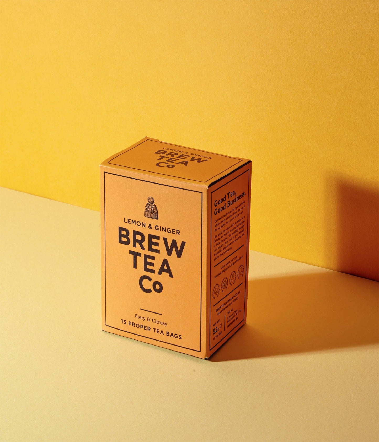 Brew Tea Lemon & Ginger Proper Teabags (15 Teabags)