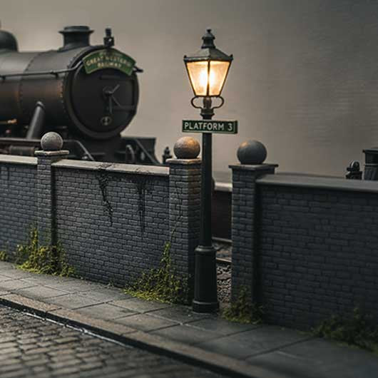 Ready to Paint Brick Wall Section (3 pack)