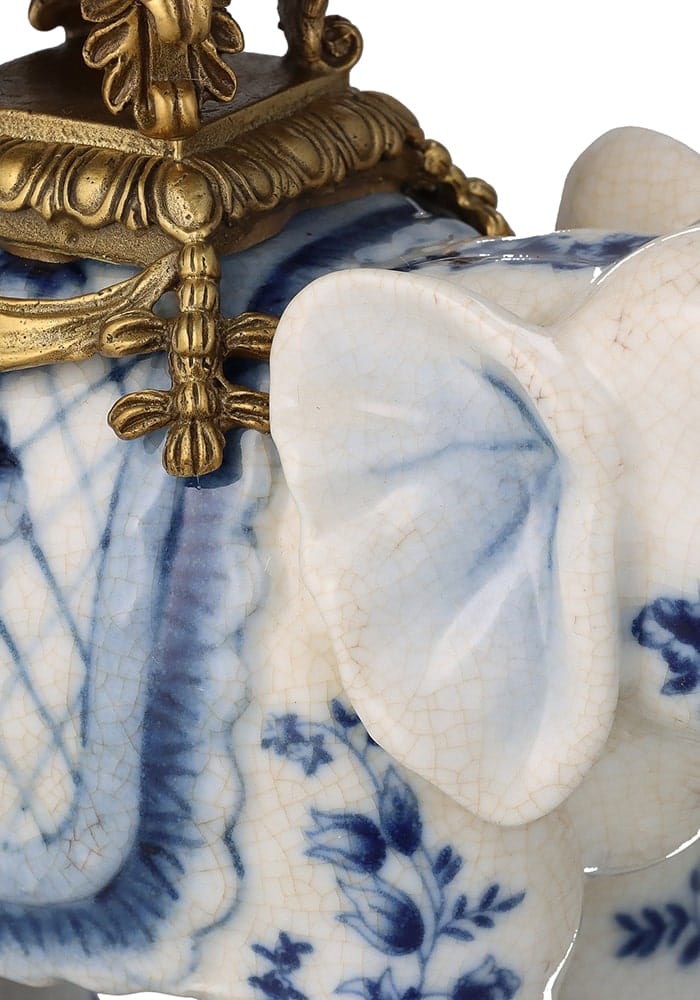 Bridgerton Decorative Elephant Porcelain Bowl