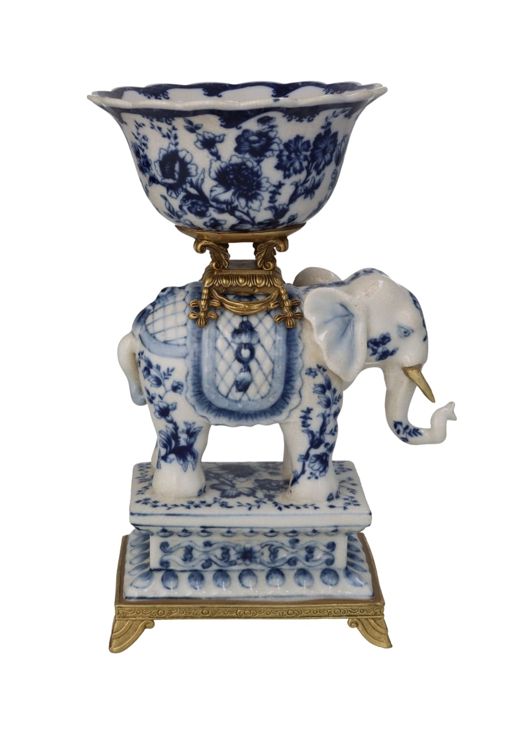 Bridgerton Decorative Elephant Porcelain Bowl