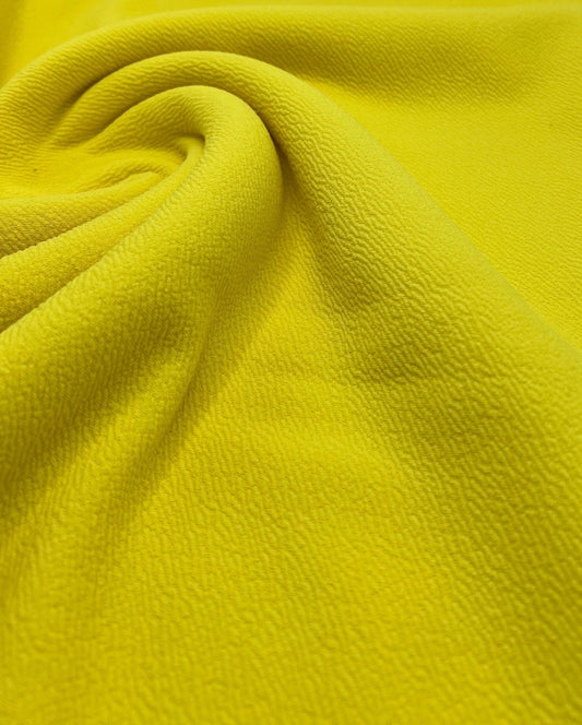 Plain Bright Yellow Liverpool Bullet Stretch Fabric
