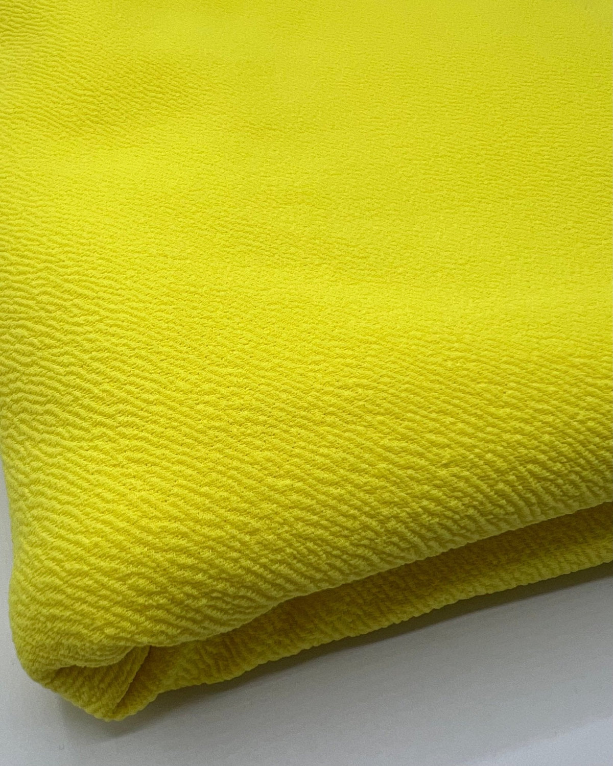 Plain Bright Yellow Liverpool Bullet Stretch Fabric