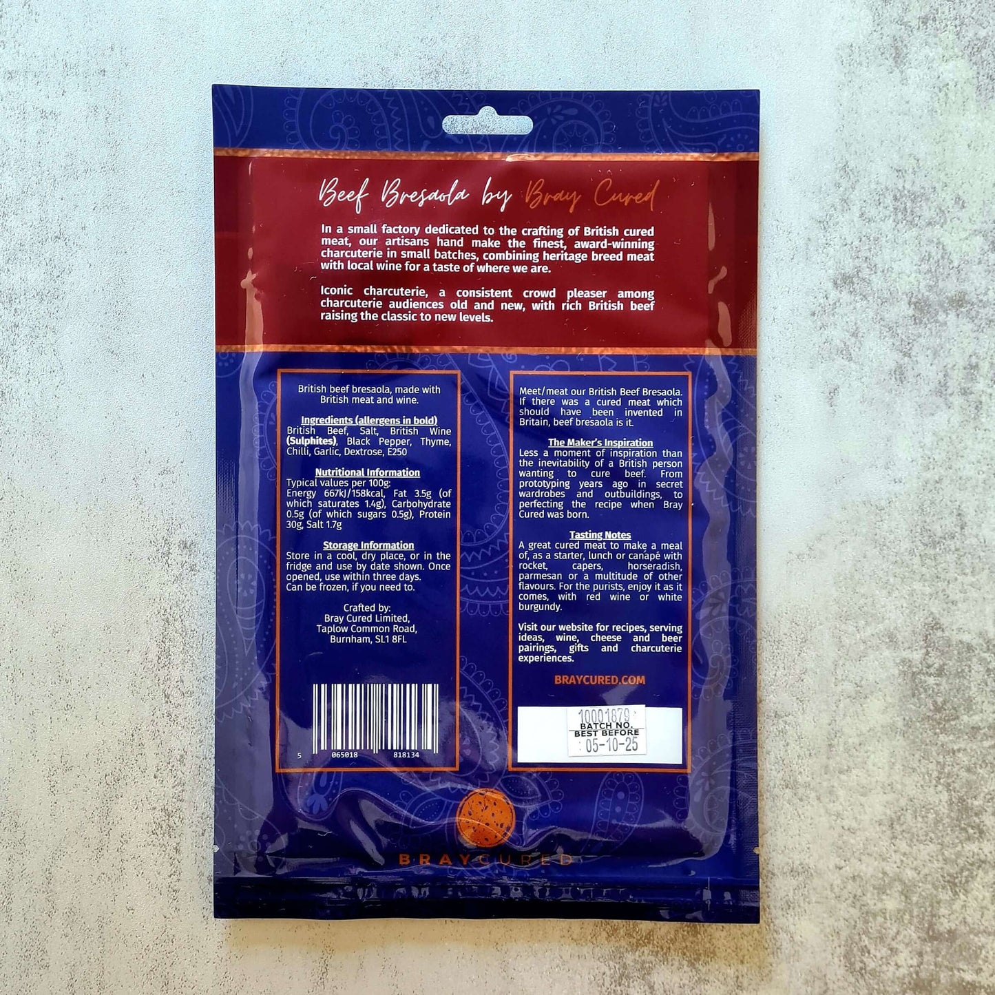 Bresaola Trio & British Red Wine Tasting