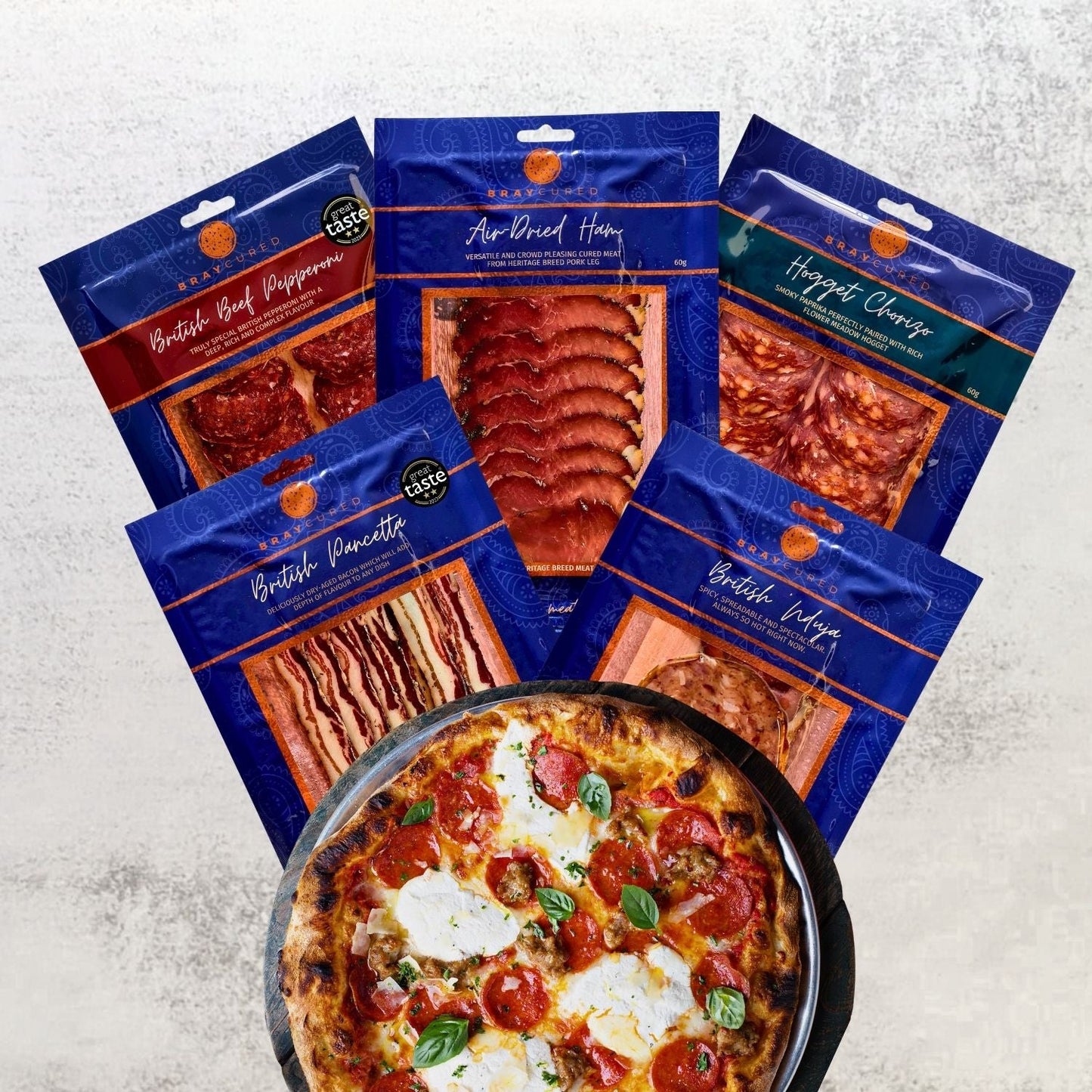 British Charcuterie Pizza Pack