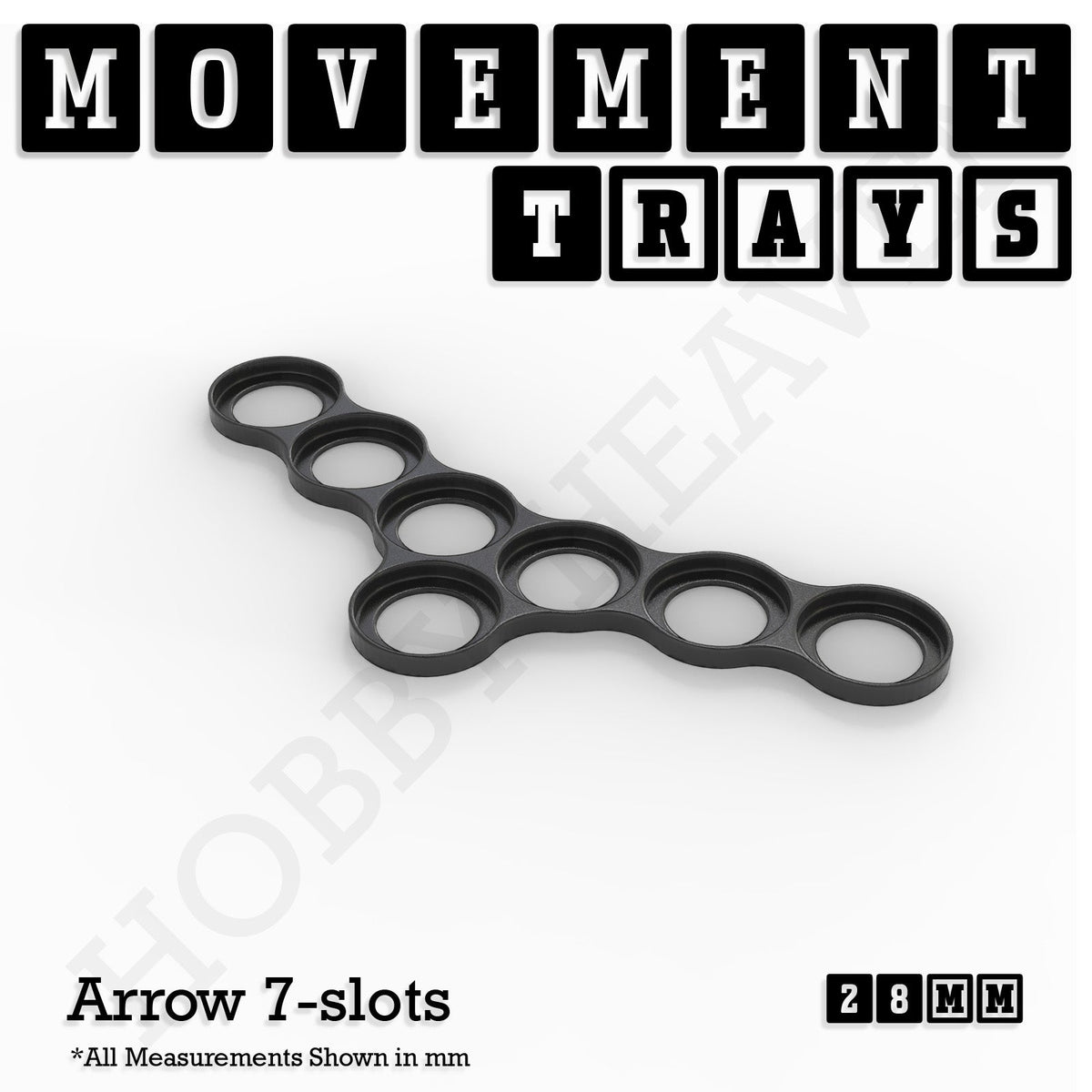 28mm Movement Trays for Tabletop Games | Wargaming | Full Range