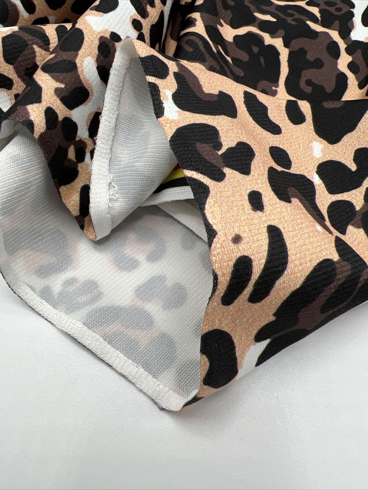 Brown Animal Print ITY Fabric