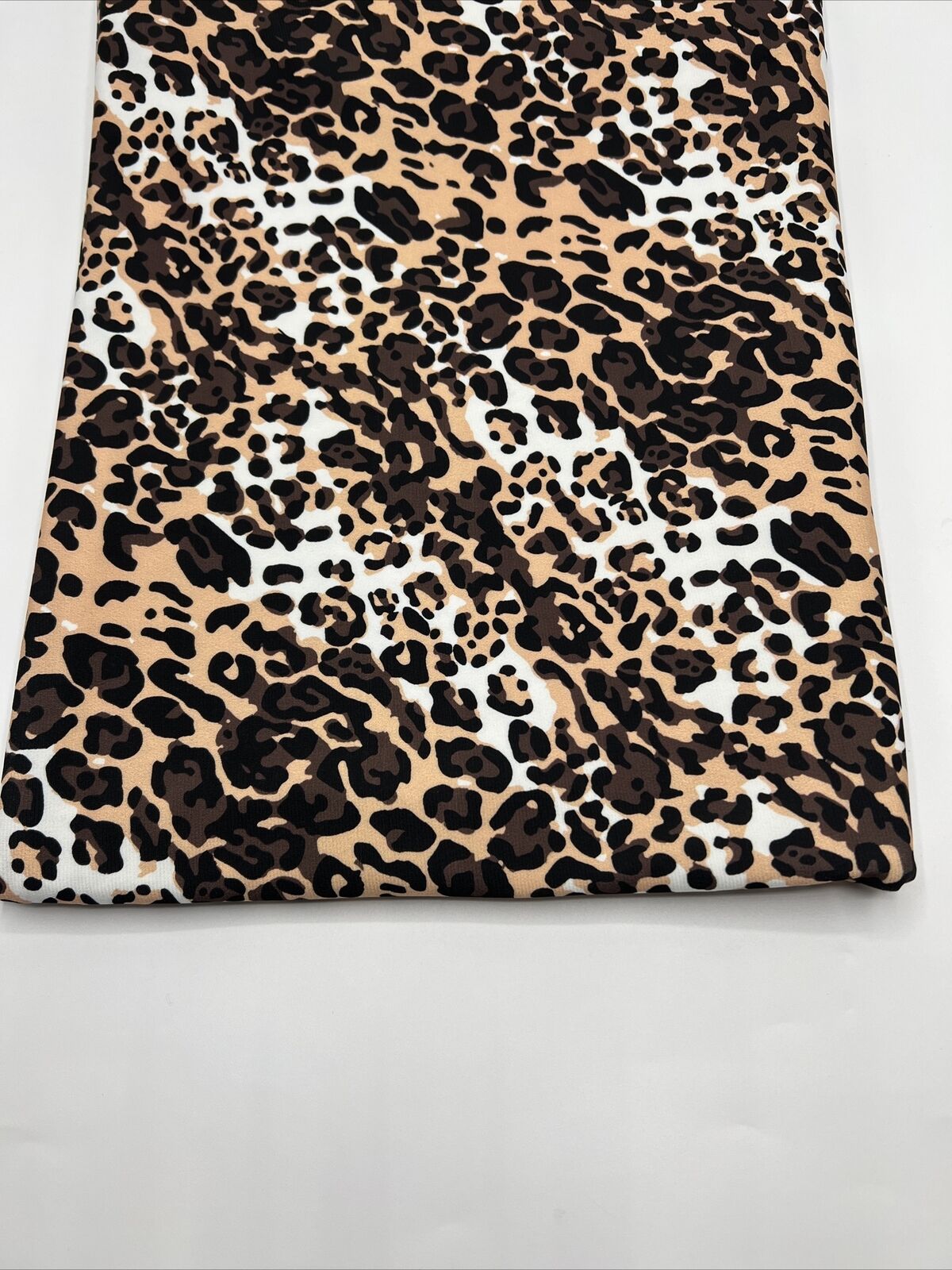 Brown Animal Print ITY Fabric