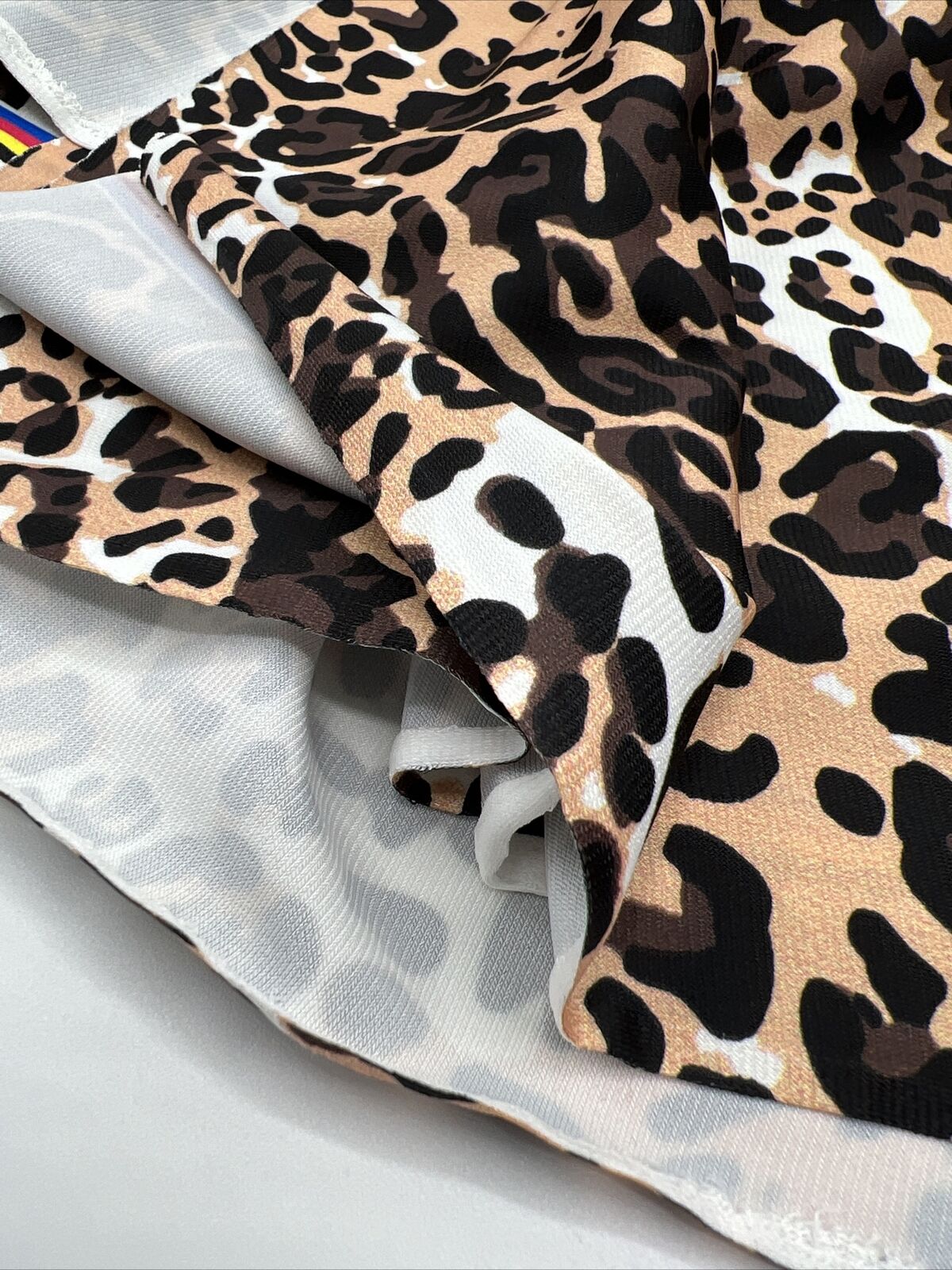 Brown Animal Print ITY Fabric