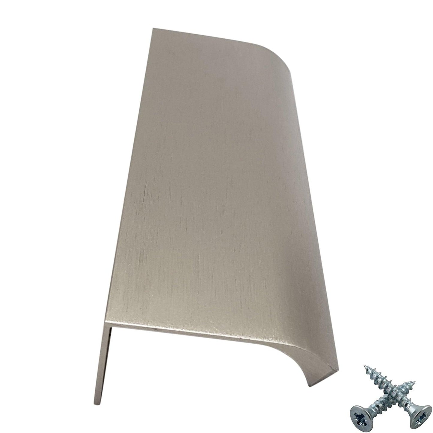 Brushed Inox Aluminium Cabinet Handle – Modern Cupboard, Drawer & Door Pull (Pack of 10)