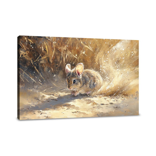 Chinchilla in Sunlit Canvas