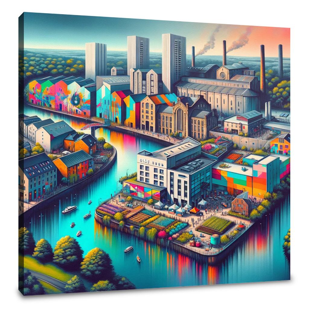 Newcastle Ouseburn Valley Creative Fusion Canvas