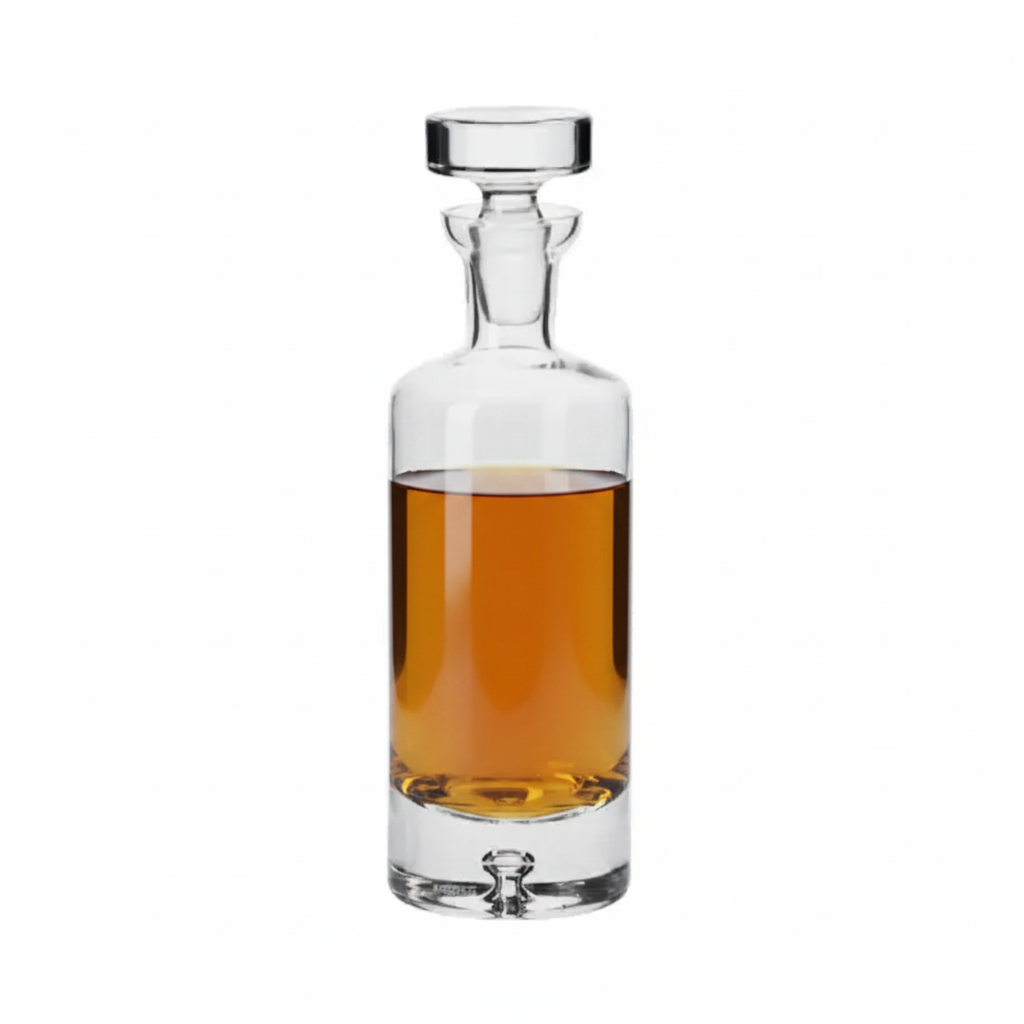 Krosno Handmade Bubble Base Decanter - 0.75L