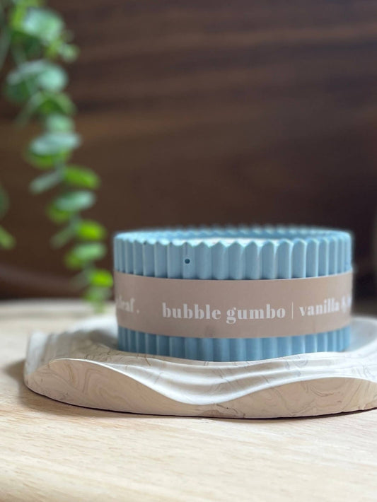 Bubblegum Stoneware Soy Candle – Bright and Playful Home Fragrance