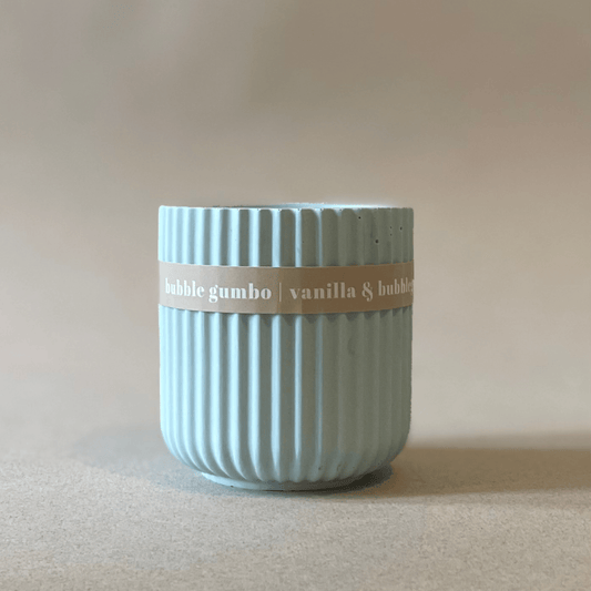 Bubblegum Stoneware Soy Candle – Eco-Friendly Colourful Candle