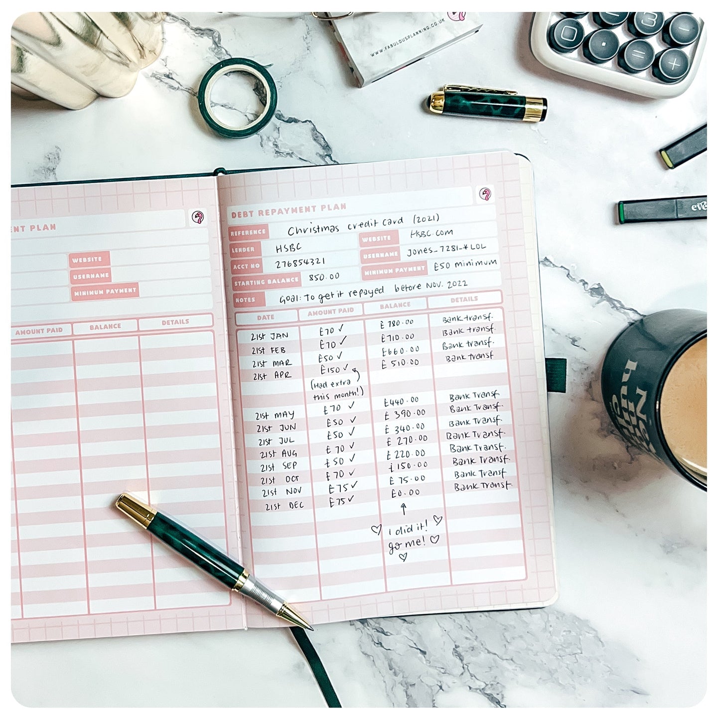 Budget - Deluxe Life Journal