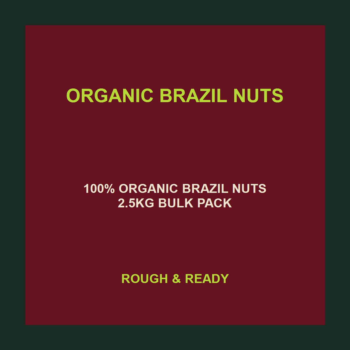 Infinity Foods Bulk Organic Brazil Nuts