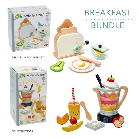 Breakfast Bundle (Toaster Set, Fruity Blender Set)