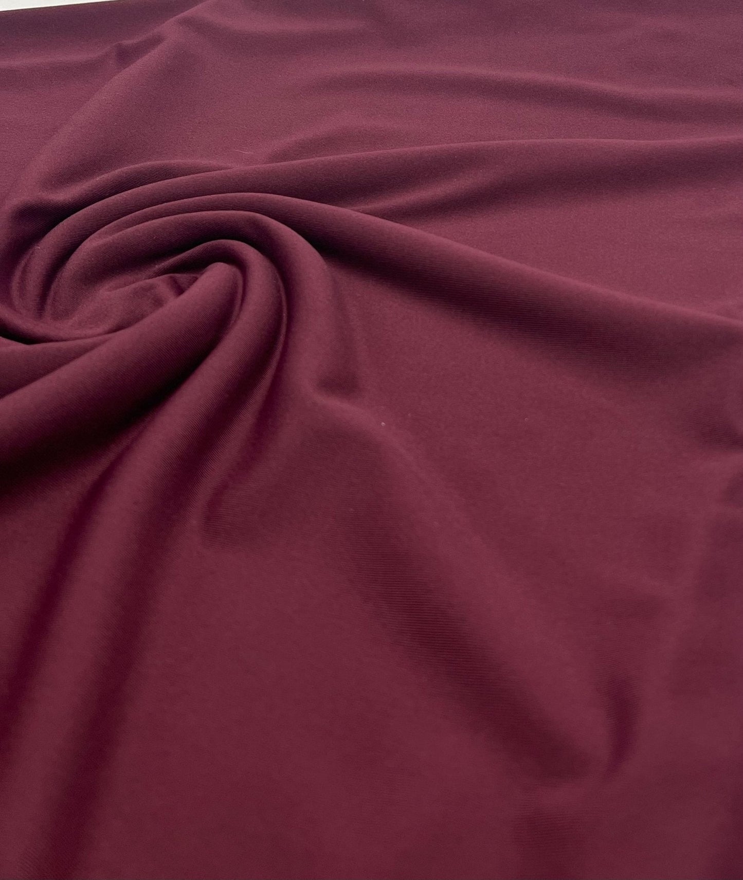 Burgundy Stretch Jersey 220GSM 4 Way Stretch Fabric