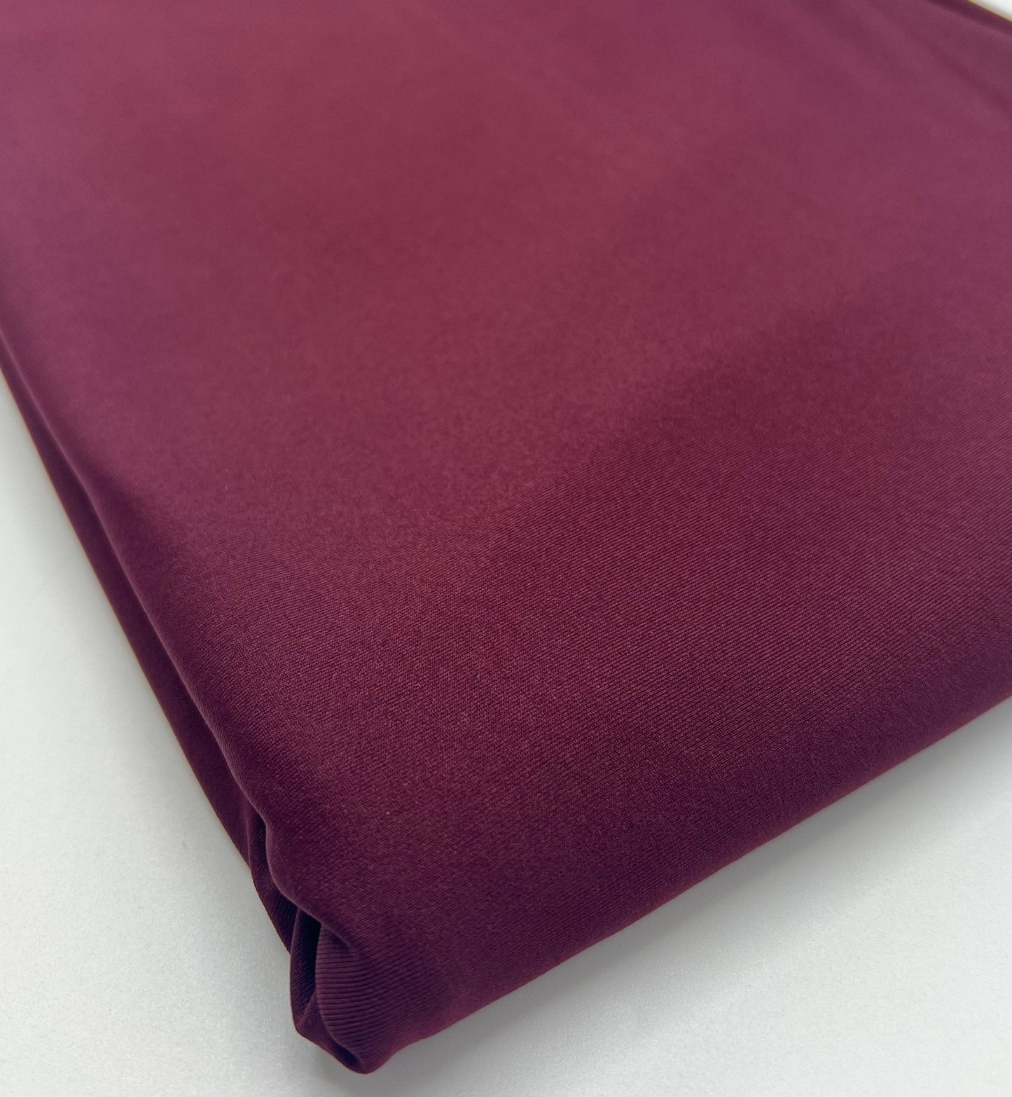 Burgundy Stretch Jersey 220GSM 4 Way Stretch Fabric
