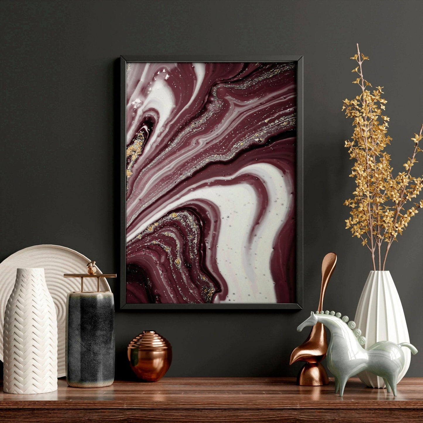Wall art Marble inspired | set of 3 wall art prints