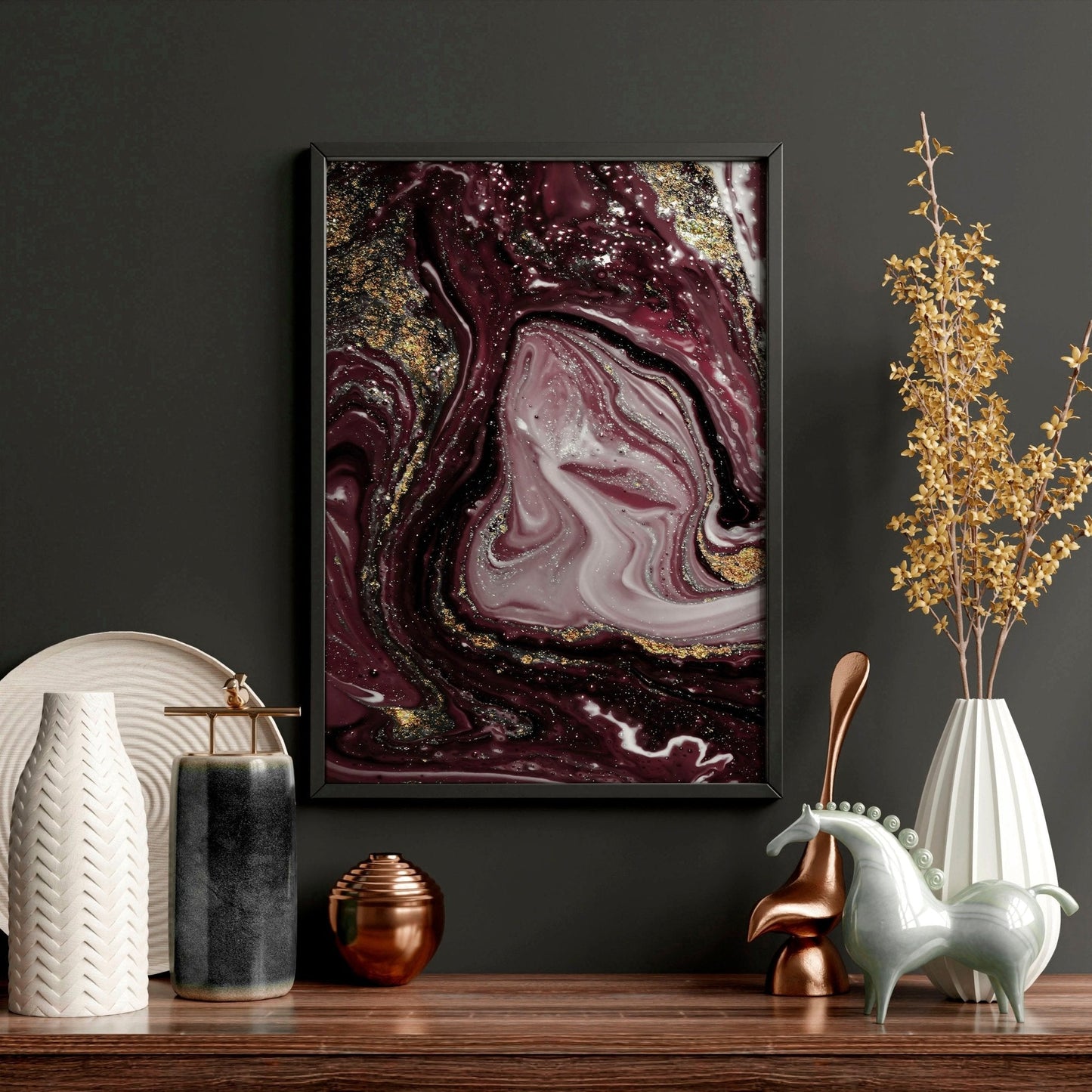 Wall art Marble inspired | set of 3 wall art prints