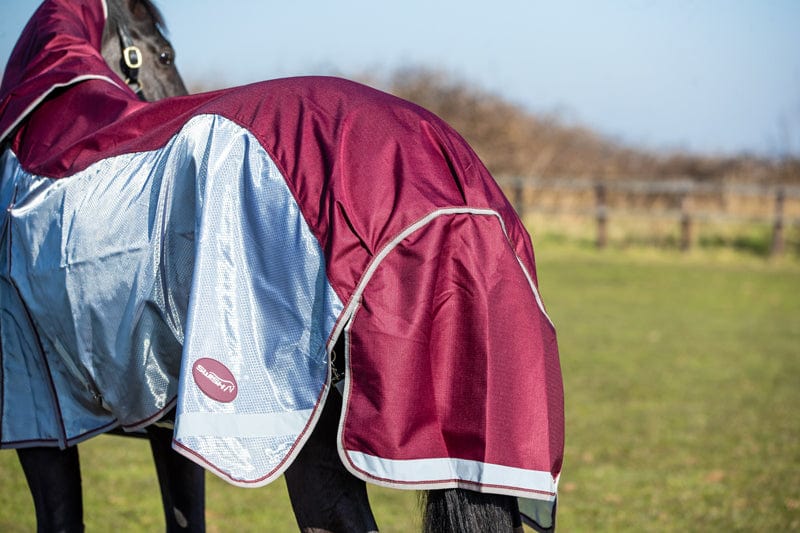 Fly Turnout Combination Rug -burgundy