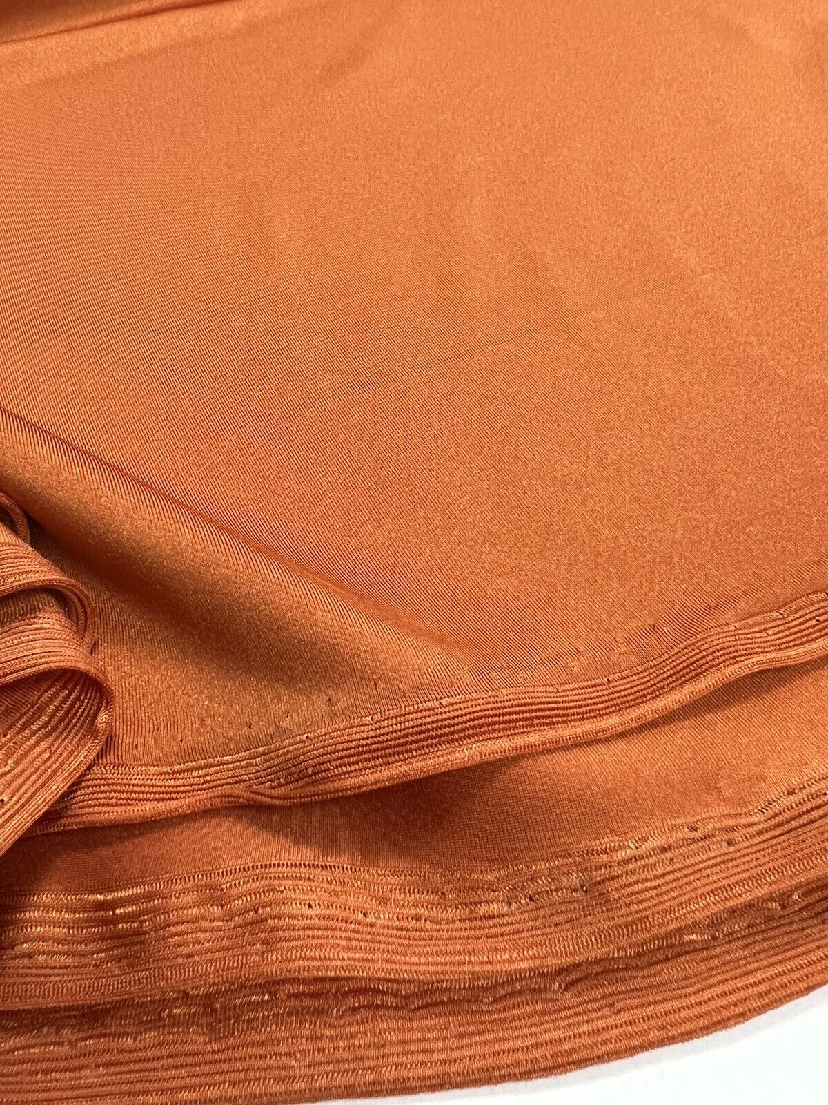 Burnt Orange Swimwear / Sportswear 4 Way Stretch Fabric