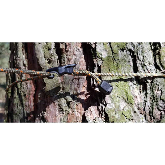 Bushmen ULTRALIGHT Tensioning Cords - Black/Orange