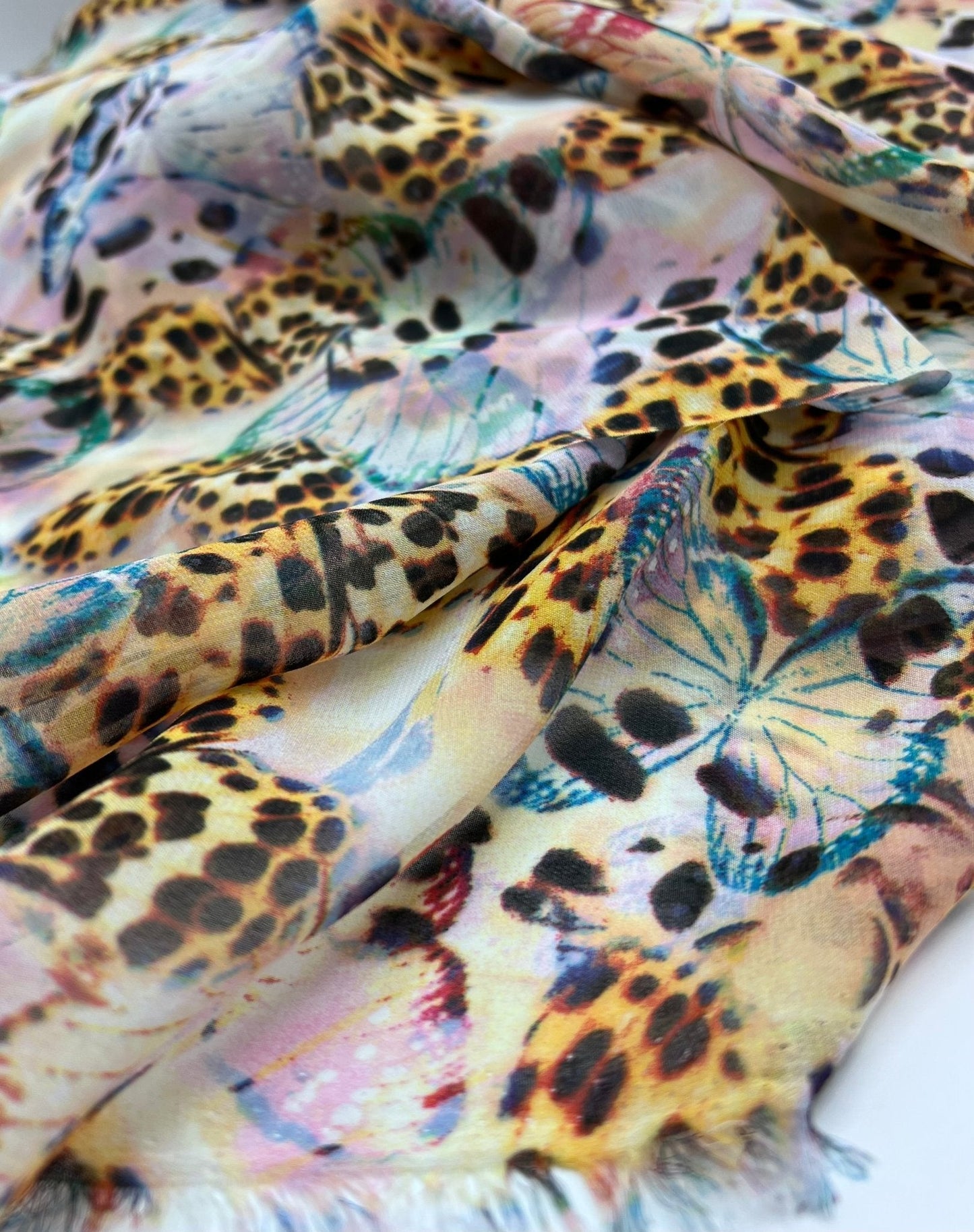 Butterfly Non Stretch Woven Dress Craft Fabric