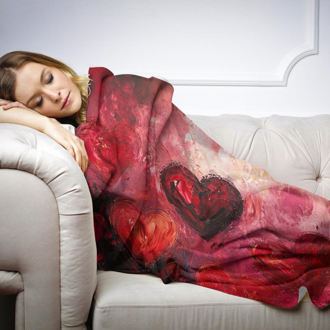 Radiant Heart Blanket