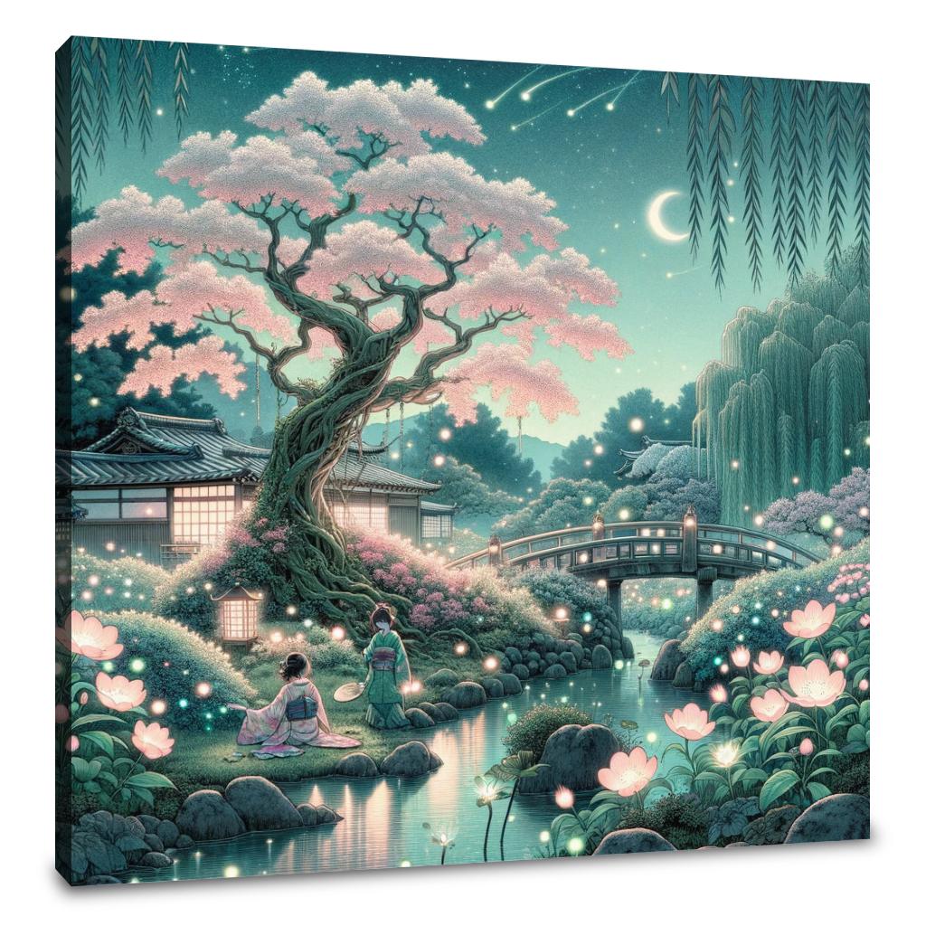 Enchanted Blossom Retreat Canvas