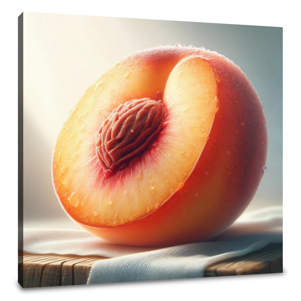 Fresh Peach Delight Canvas