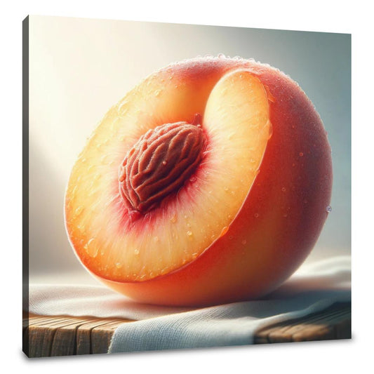 Fresh Peach Delight Canvas