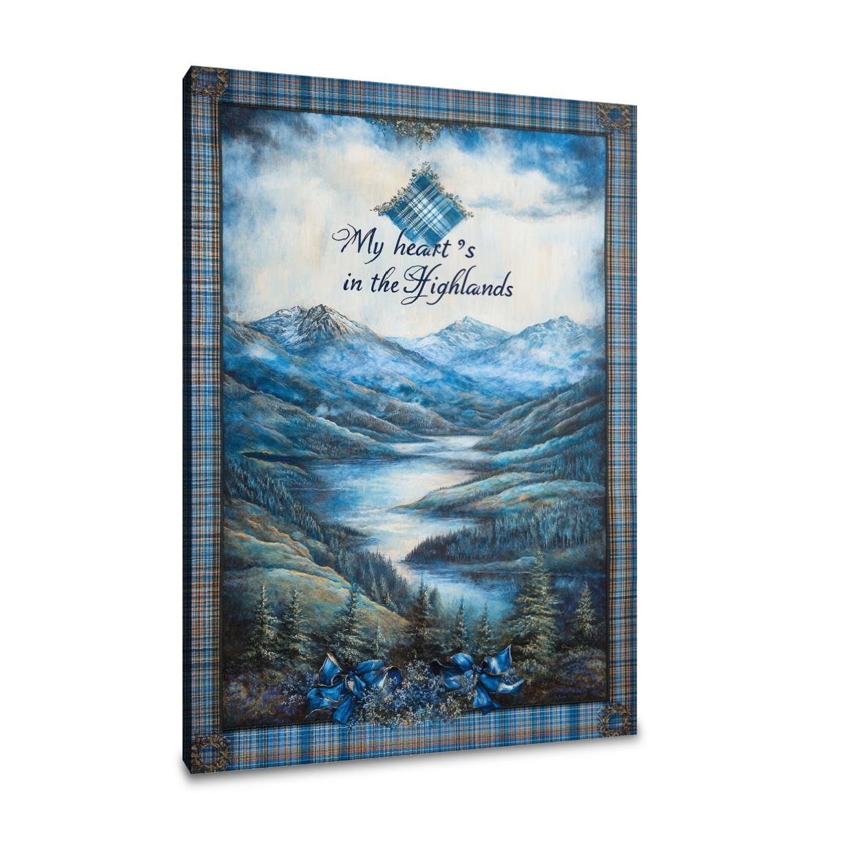 My heart’s in the Highlands Canvas