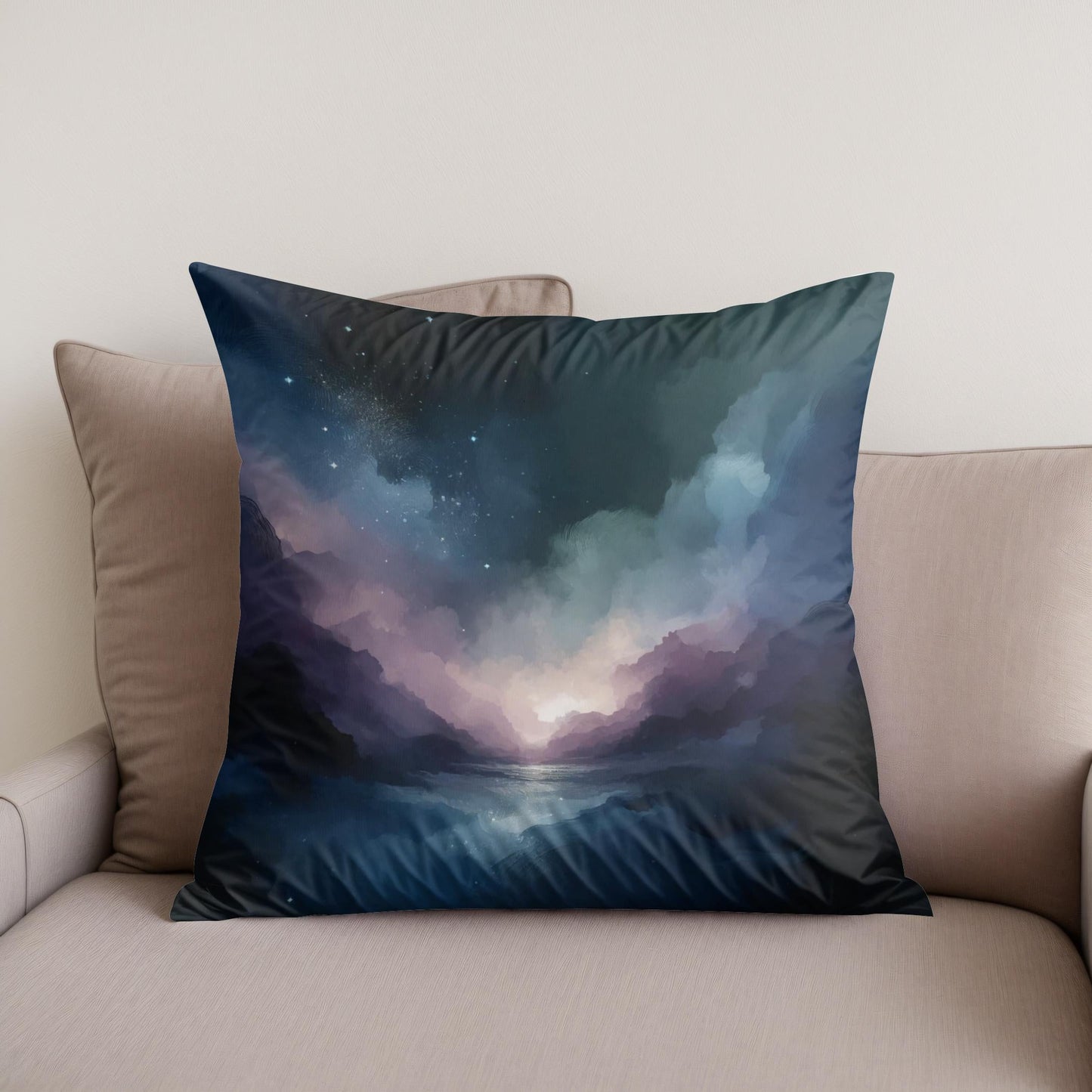 Nocturnal Serenity Cotton Cushion