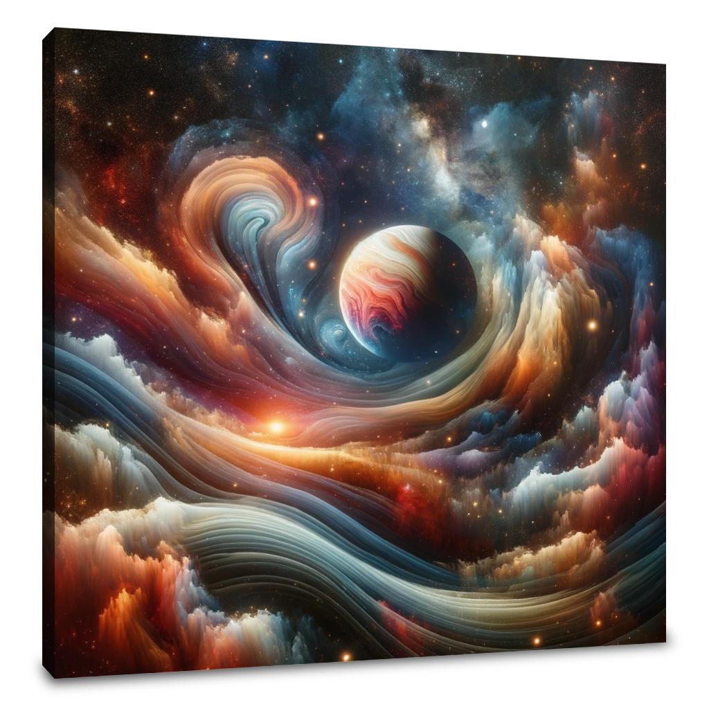 Abstracted Cosmos Canvas