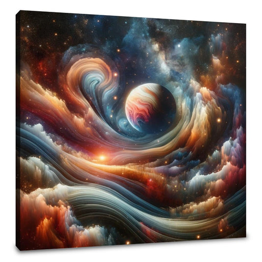 Abstracted Cosmos Canvas