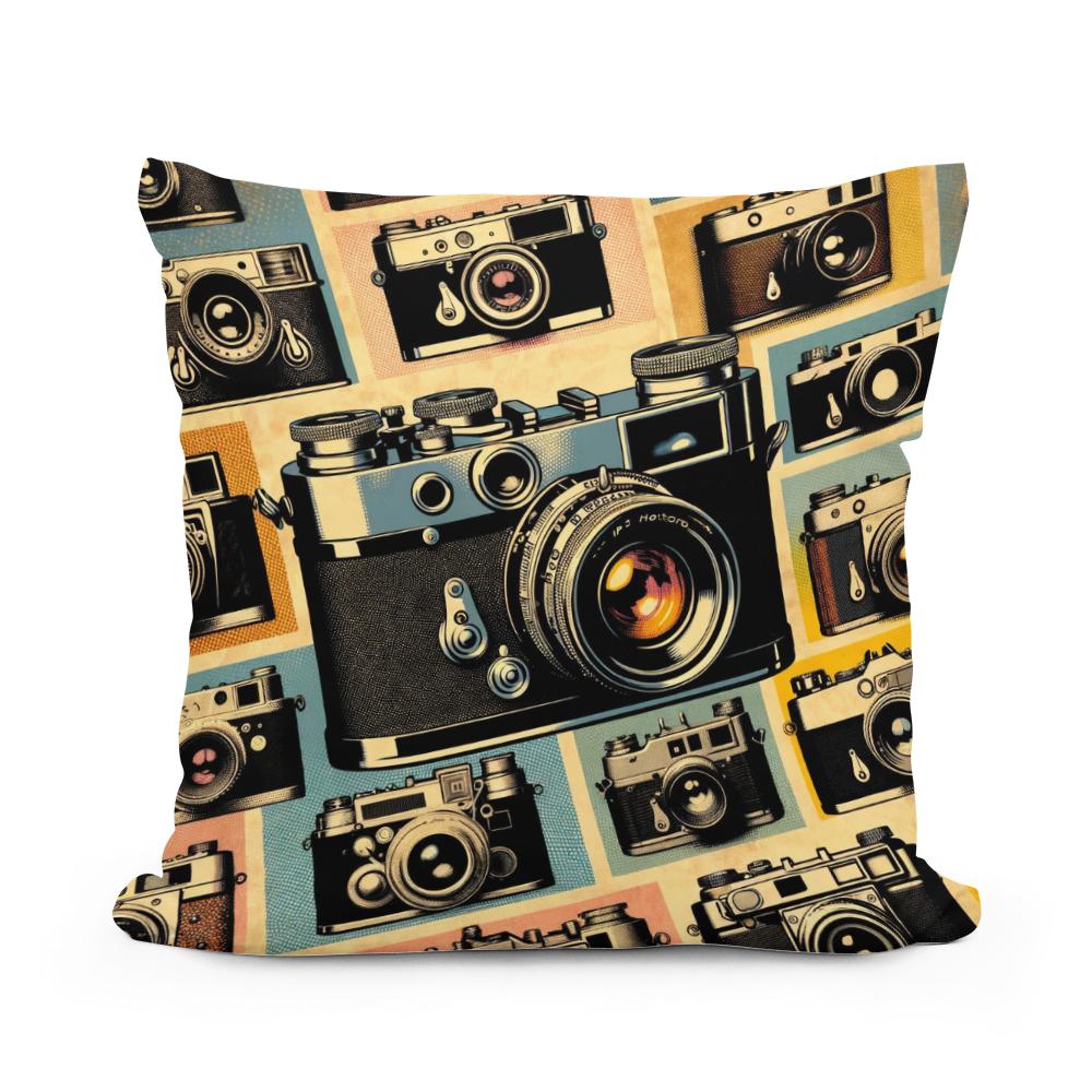 Vintage Visions Cotton Cushion