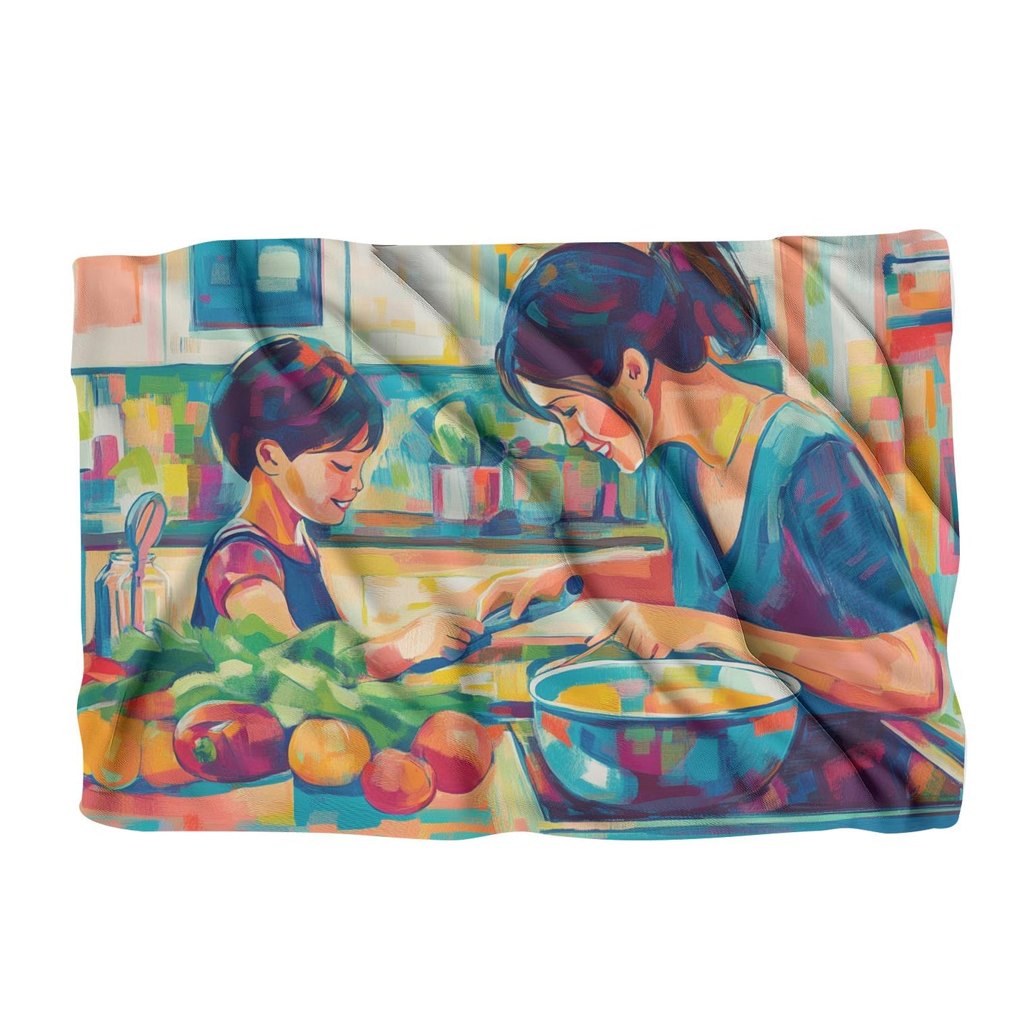 Cooking Together Blanket