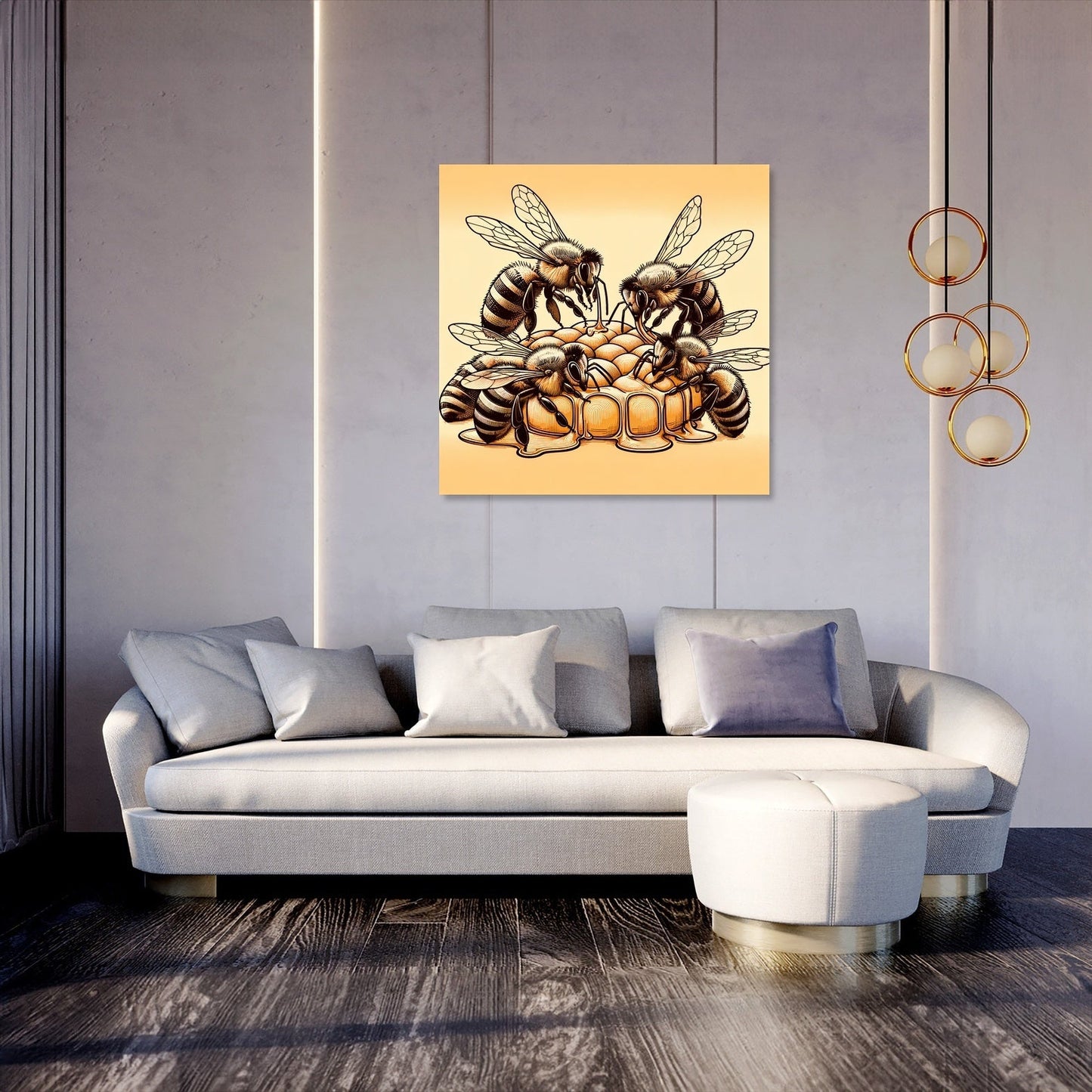 Honeyed Harmony Canvas