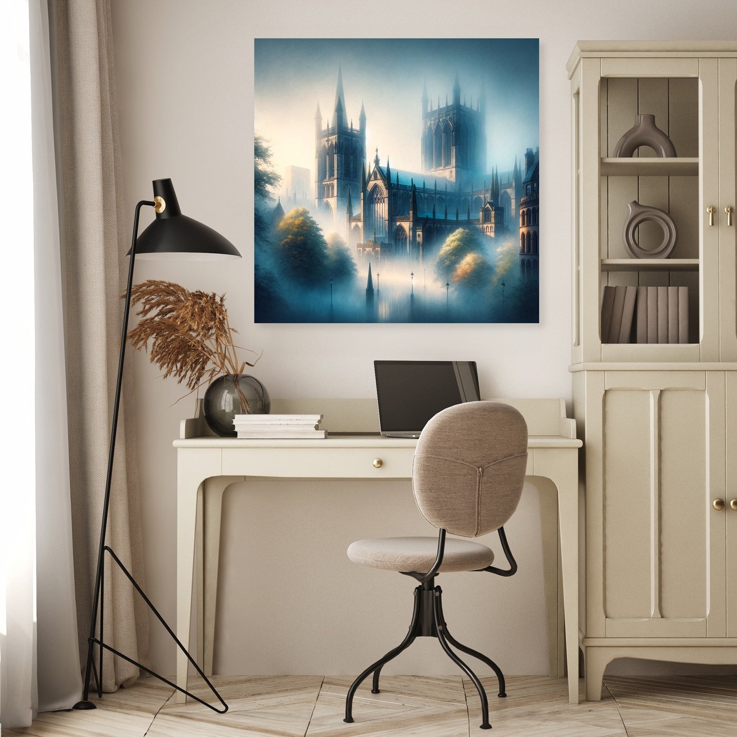 Manchester Cathedral Dawn Canvas