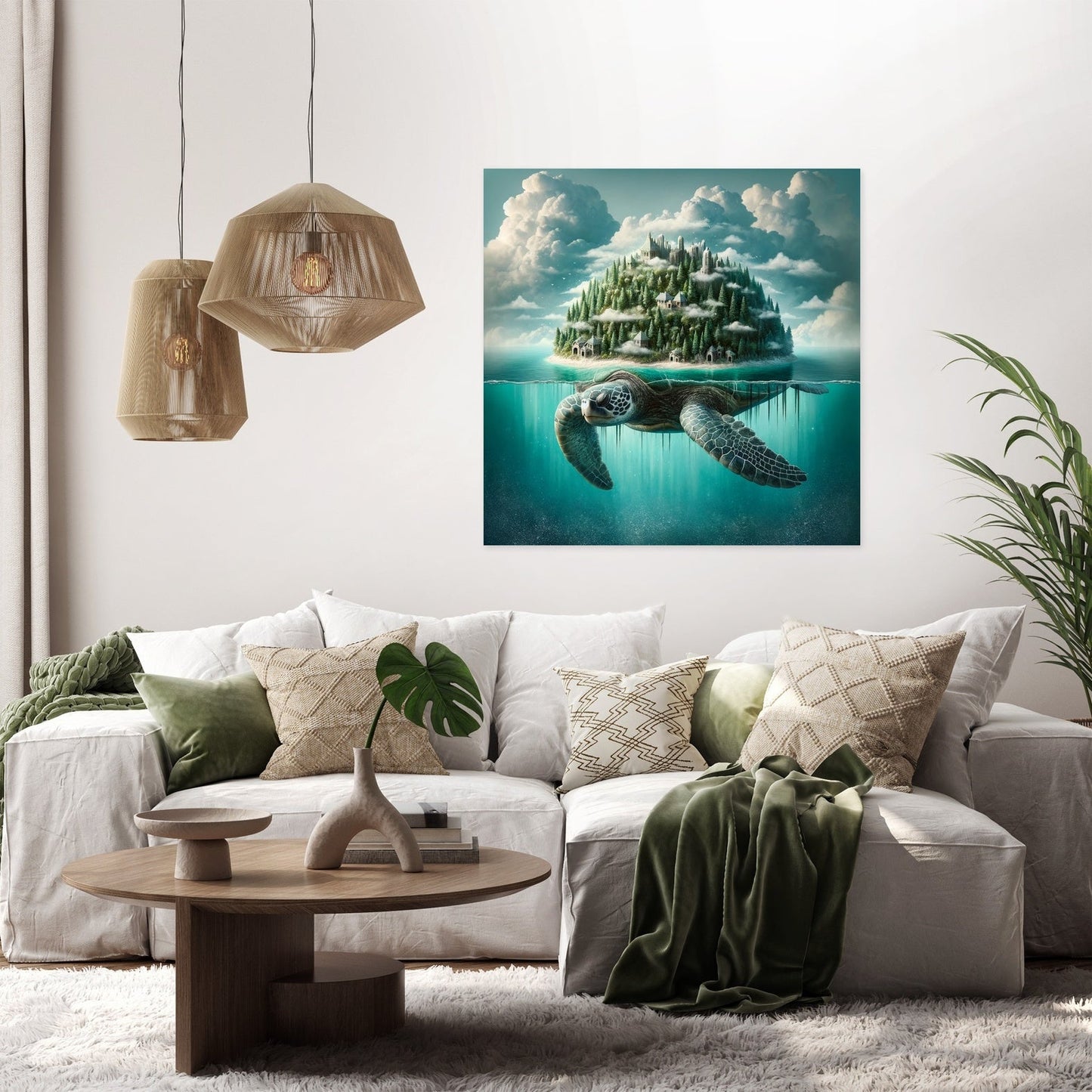 Marine Mirage Canvas