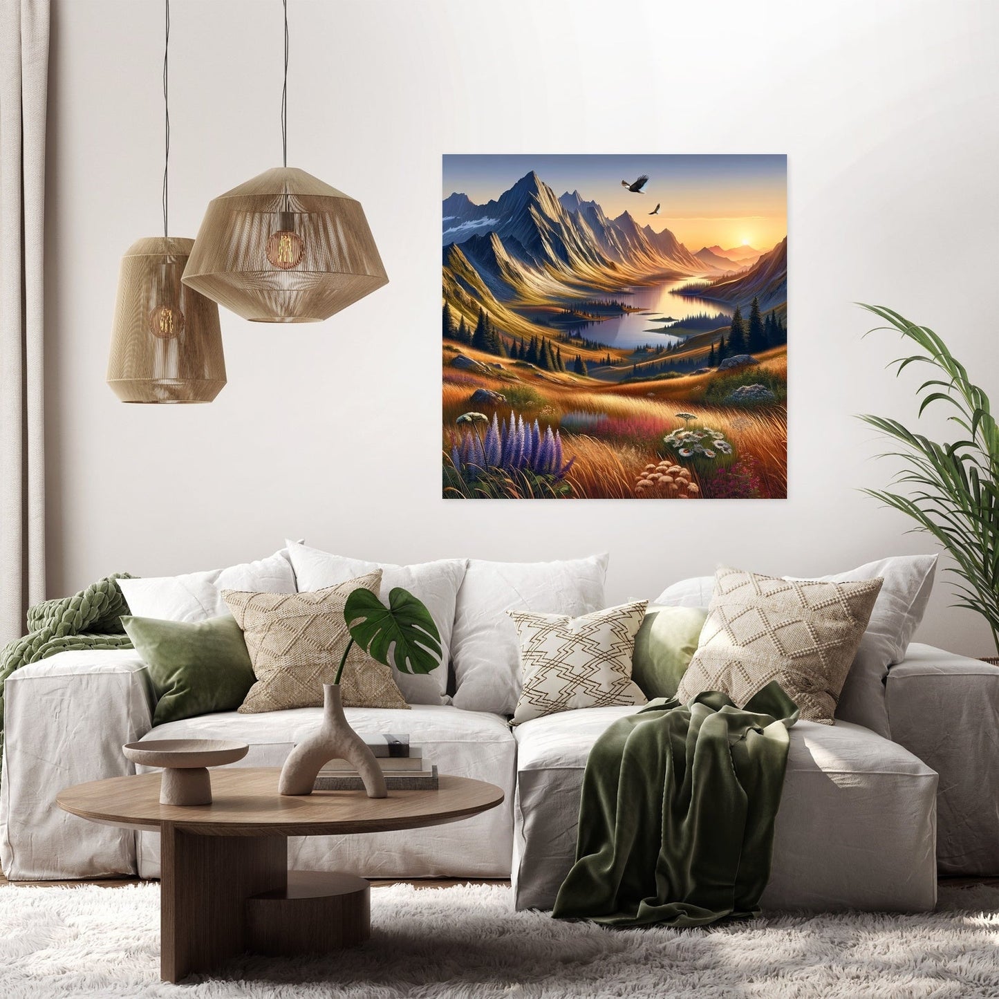Tranquil Peaks Canvas