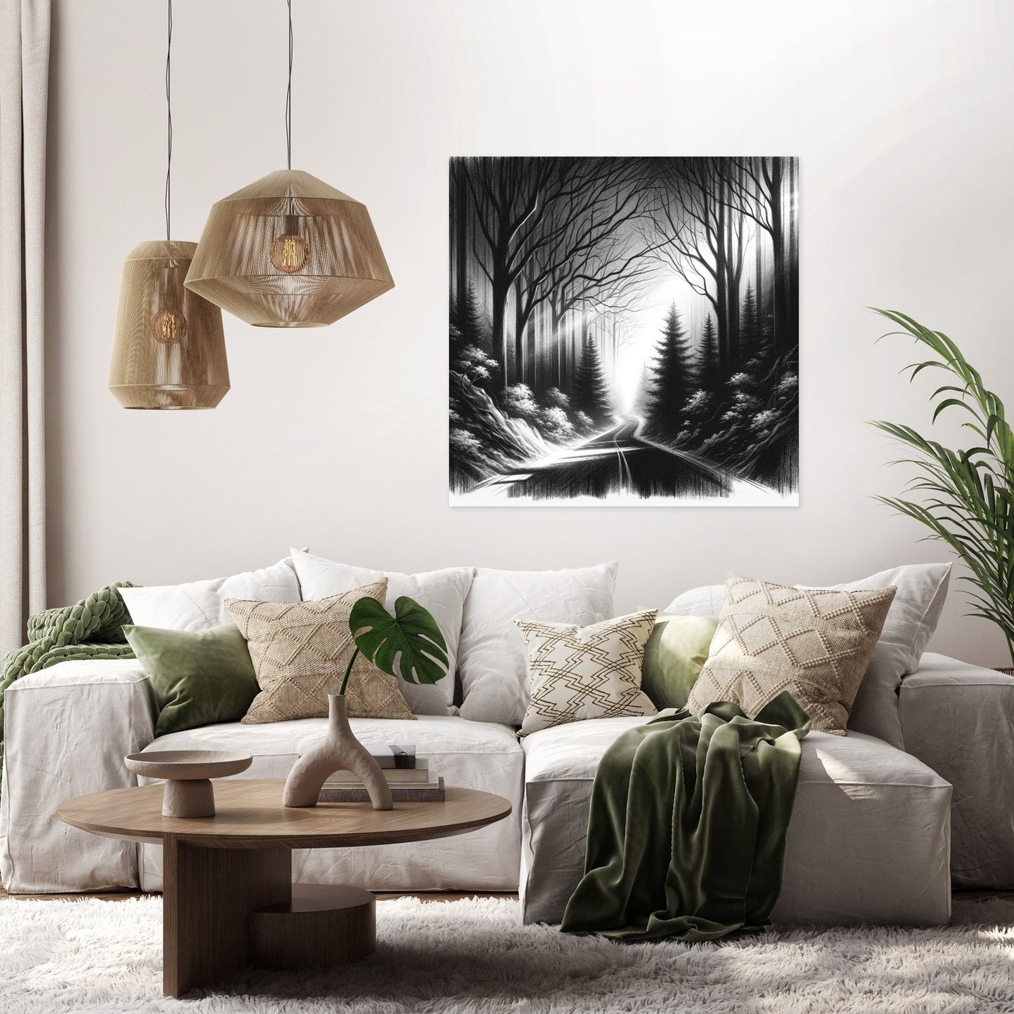 Forest Shadows Canvas