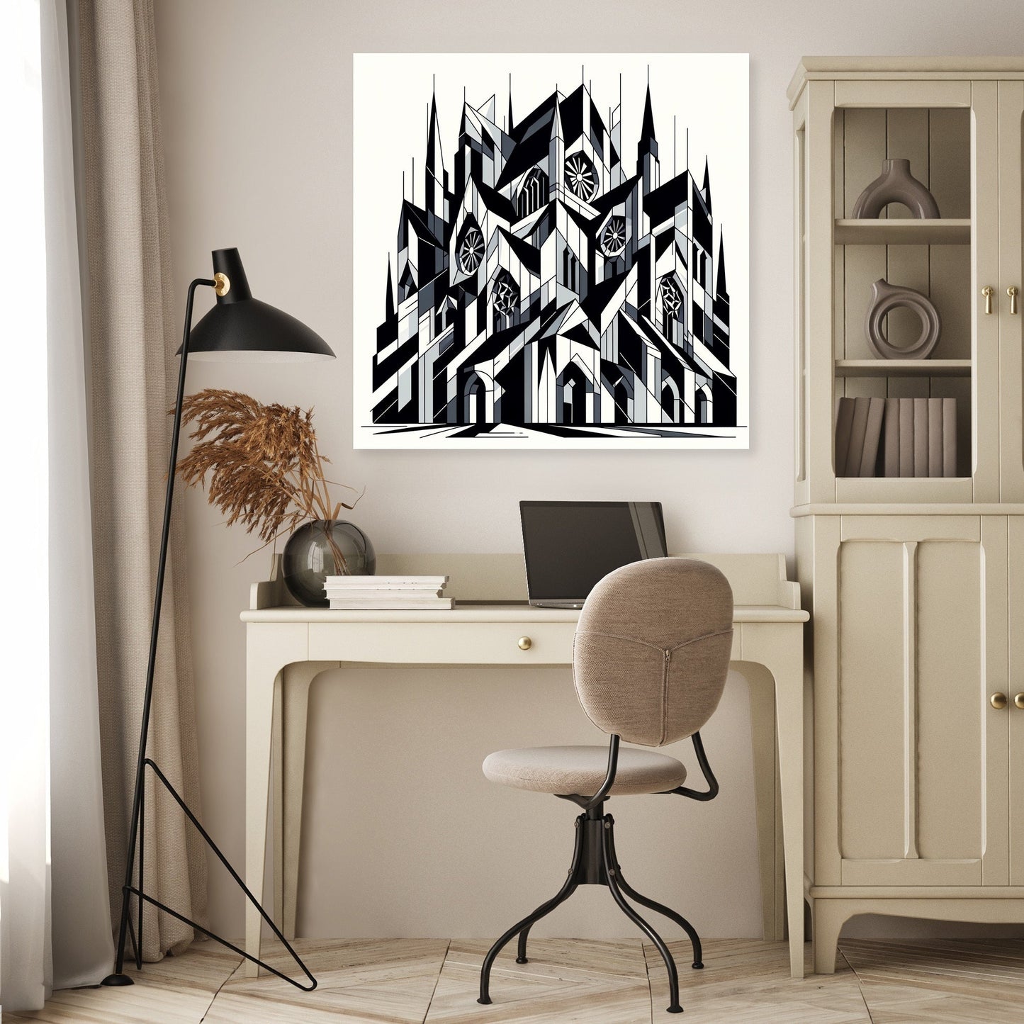 Fragmented Gothic Canvas
