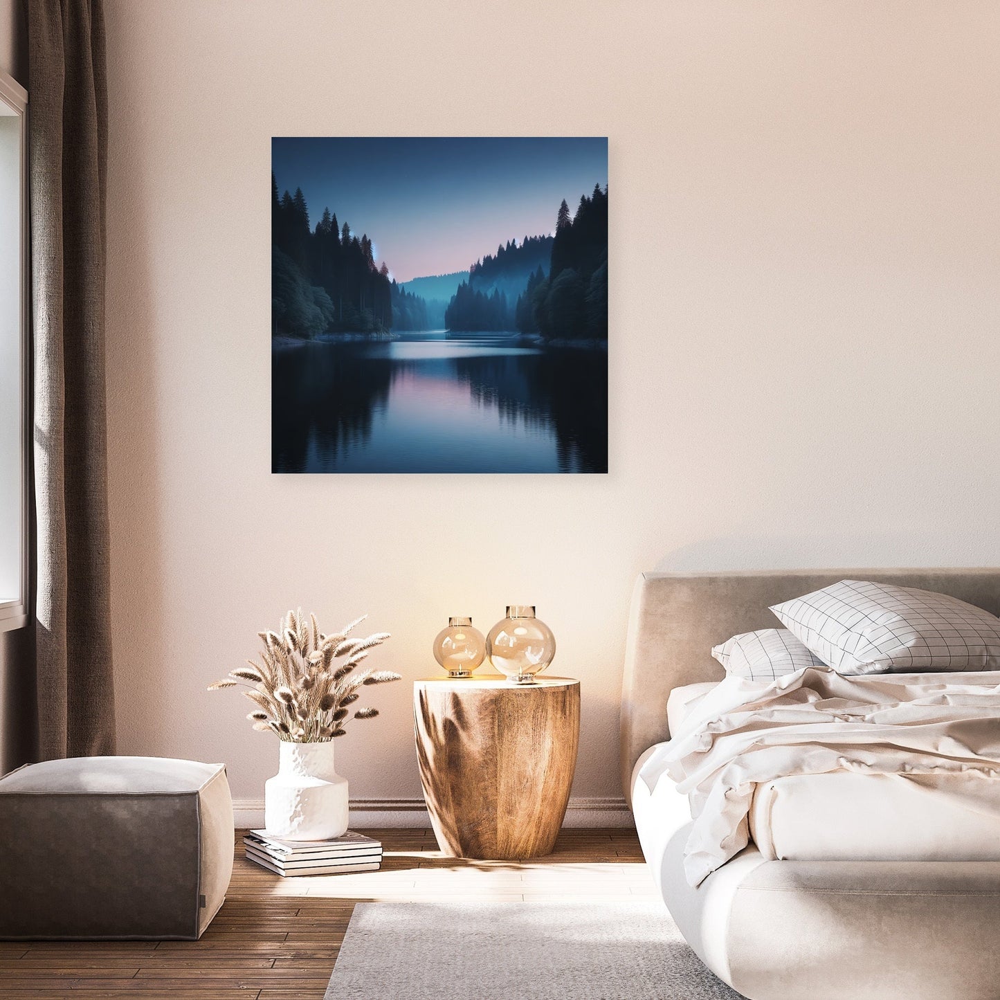 Twilight Lake Canvas