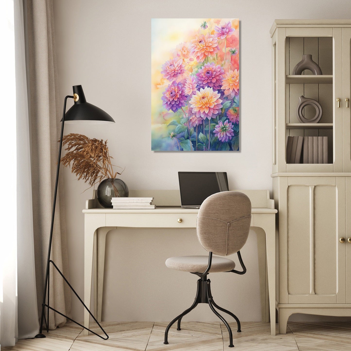 Dahlia Serenity Canvas